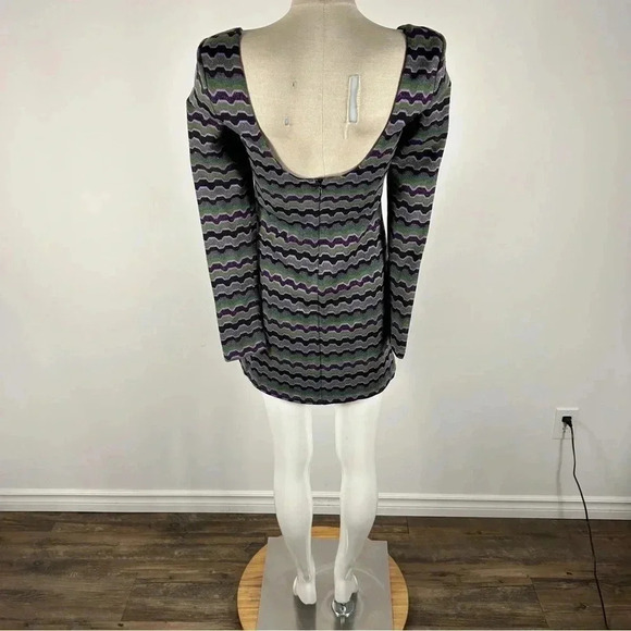 🌟ZARA STRIPED BUTTON Down Twist Front Mini Shirt Dress S  NWOT - Picture 3 of 12